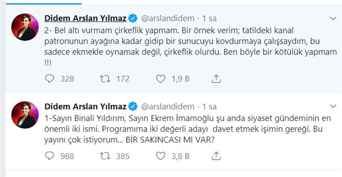 Ahmet Hakan Didem Aslan Kavgası! Ahmet Hakan Didem Aslan Kapıştılar!