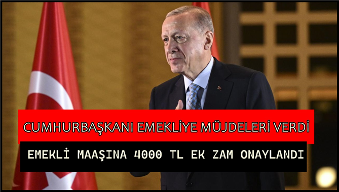 CUMHURBAŞKANI açıklamasını kendi yaptı! Emekli maaşlarına verilecek Ek zam kararını onayladı, İmzladı!