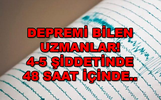 Depremi bilen uzmandan 5-6 Şiddetinde İstanbul Yalova ve Balıkesir'de 48 saat içinde deprem iddiası!