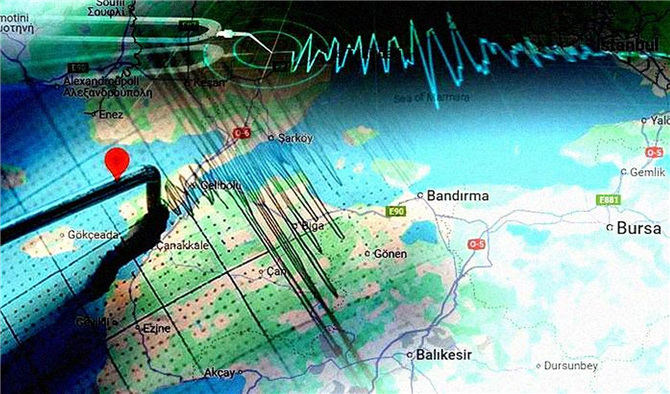 Çanakkale'de ve Tekirdağ'da 4.4 Deprem Oldu! Ege Sallandı!