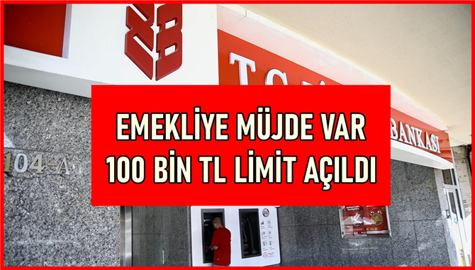 Emekli maaşınızı Ziraat Bankası üzerinden alıyorsanız, 100 bin TL limitleri kullanabilirsiniz! Genel müdürlük duyurdu!