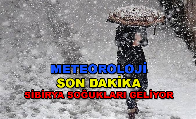 Meteoroloji'den Sibirya soğukları geliyor haberi! Yüzde Yüz Ankara'da Kar ve Son Dakika İstanbul açıklaması!