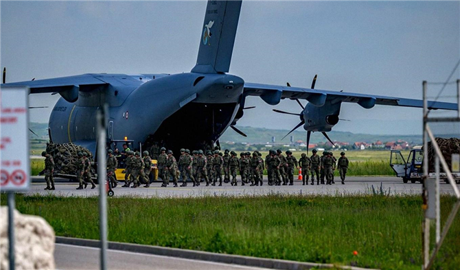 Türk Taburu Bölgeye İntikal Etti