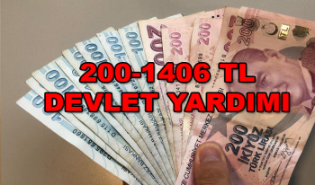 200-1406 TL Yardım! E-Devlet Üzerinden Kolay başvuru