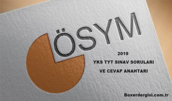 2019 YKS 1. Oturum Sınav Soruları ve Cevap Anahtarı Yayınlandı! TYT Sınav Soruları ve cevap anahtarı