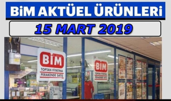 Bim Aktüel 15 Mart ucuz indirimli ürün kataloğu yayınlandı