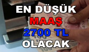 Enflasyon, Zamlar ve intihar yüzünden En Düşük Maaş 2700 TL Olacak! Harekete Geçildi