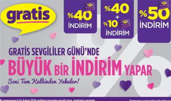 Gratis Sevgililer günü indirimi 2019 Gratis Sevgililer günü hediyeleri