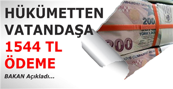 Hükümet Tarafından Milyonlarca Vatandaşa Hemen 1.544 TL Ödeme Gerçekleştirilecek! SMS İle Kontrol Sağlayabilirsiniz