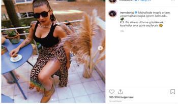 İrem Derici instagram paylaşımı olay oldu İrem Derici yürek hoplattı