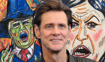 Jim Carrey Beyaz Saray'ı Çizdi Sosyal Medyada Tepki Çekti