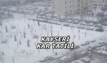 Kayseri 13 Şubat 2020 Okullar tatil edildi mi? Kayseri Valiliği Yarın Kar tatili var mı