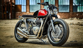 Motor Yeni, Tarz Eski:  Kingston Custom Triumph Thruxton