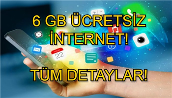 Öğrencilere 6 GB internet hediye!