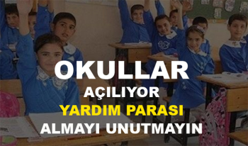 Okullar açıldı! Bu parayı almayı unutmayın (Okul Yardım Parası) 821 TL Ödeniyor