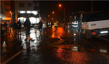 Ordu'dan Yol Yarıldı! Şok Görüntüler