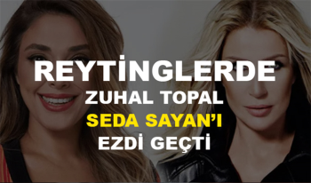 Seda Sayan ile Yemekteyiz reytinglerde çakıldı! Zuhal Topal'la Sofrada herkesi geçti