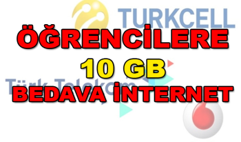 Telekomünikasyon şirketleri Turkcell, Vodafone ve Türk Telekom Sömestr Özel Bedava İnternet Kampanyası