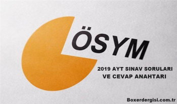 YKS 2019 2. Oturum sınav soruları ve cevap anahtarı açıklandı mı? YKS AYT 2. Oturum soru cevapları